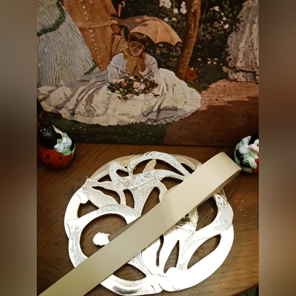 Express Italian Leather Belt, Size S, Cream,MADE IN ITALY🇮🇹 NICE! 🛍👖 - Picture 7 of 12